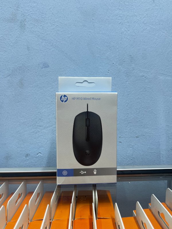 HP M10 Wired Mouse front